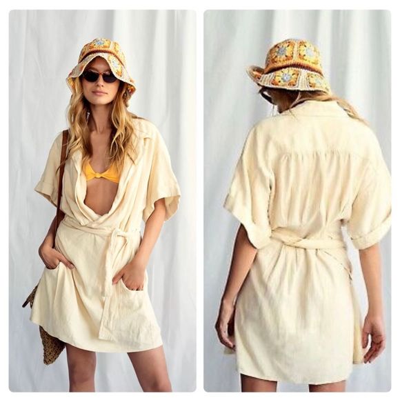 Free People Dresses & Skirts - Free People - Sensual Safari Wrap Dress 👗